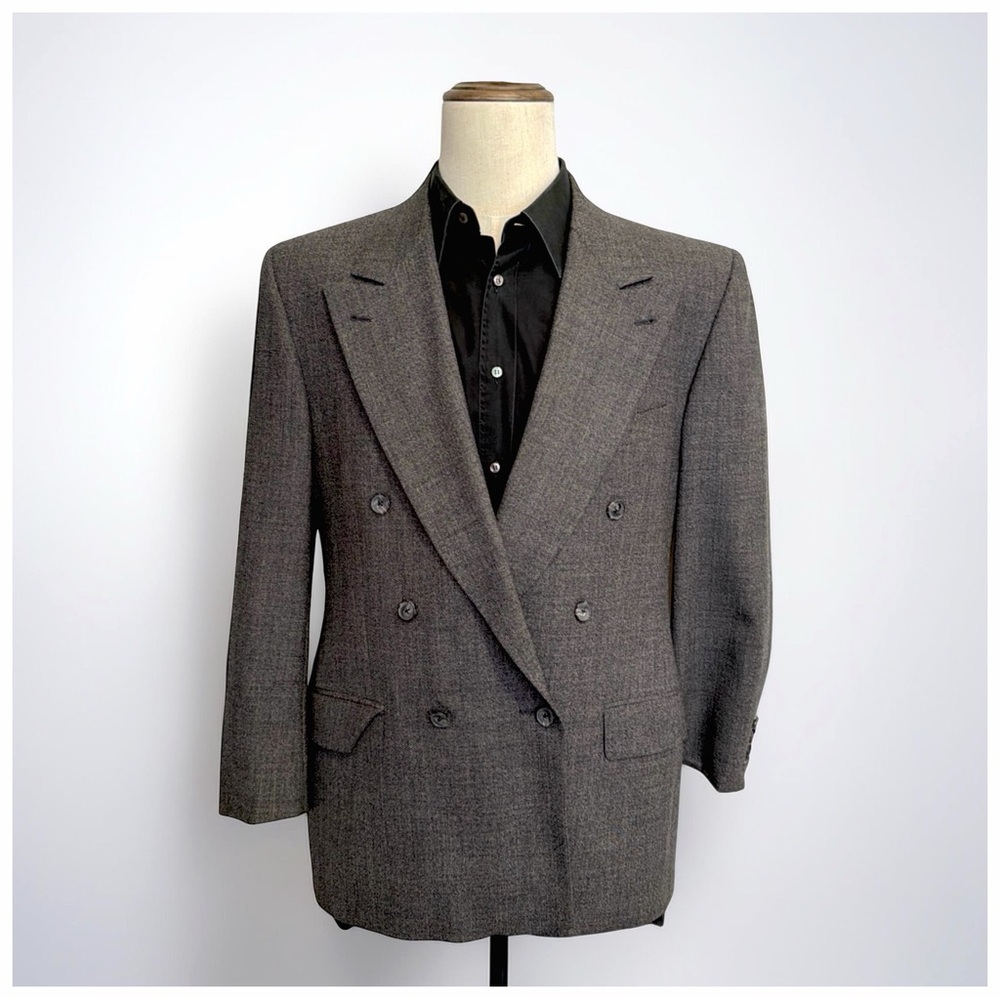 Joseph Abboud J.A. Il for Nordstrom 100% Wool Double-Breasted Blazer | 40R